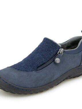 JBU Jambu Elodie Womens Loafer Flat Memory Foam APMA Approved Zip